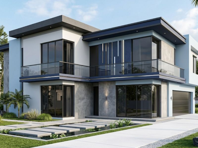 màu sơn nhà đẹp cho người Mệnh Thủy