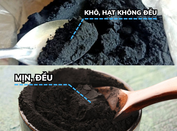 phân biệt than hoạt tính và than thường dạng bột