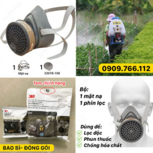 Bộ mặt nạ phòng độc 3M 3200/3100 lọc độc