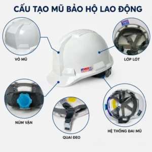 cấu tạo mũ bảo hộ lao động