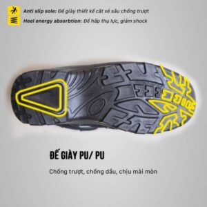 đế giày bảo hộ jogger chống trượt