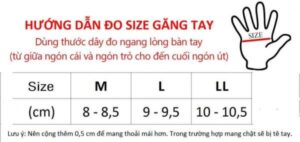 cách đo size găng tay