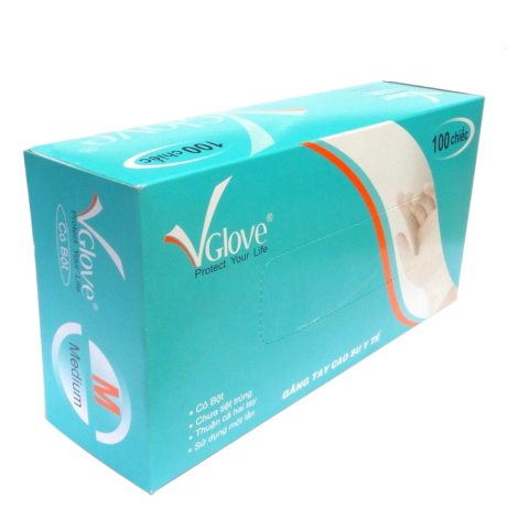 Găng tay y tế Vglove có bột