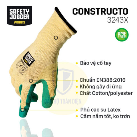 Găng tay chống dầu Safety Jogger Constructo