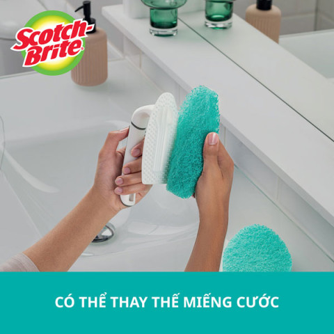 Bàn chải cọ nhà tắm không trầy xước Scotch-Brite 553-T