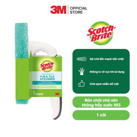 Bàn chải cọ nhà tắm không trầy xước Scotch-Brite 553-T