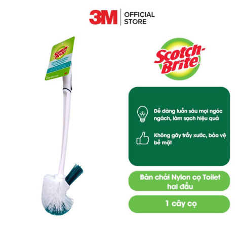 Cọ toilet 2 đầu cao cấp Scotch-Brite 3M 491