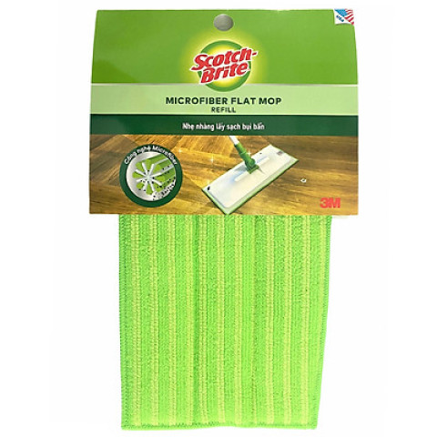 Khăn lau thay thế cây lau Microfiber Scotch-Brite lớn