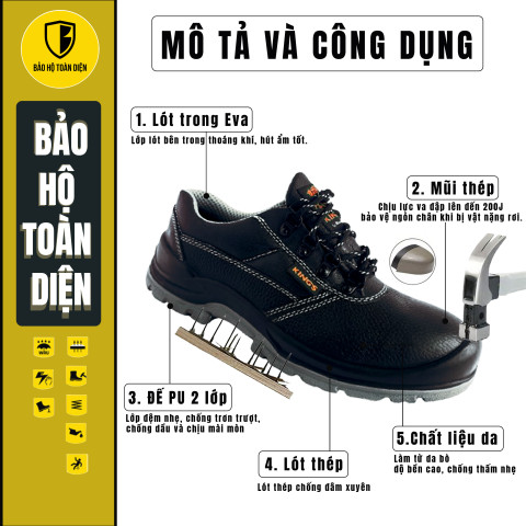  Giày Bảo Hộ KING'S Honeywell