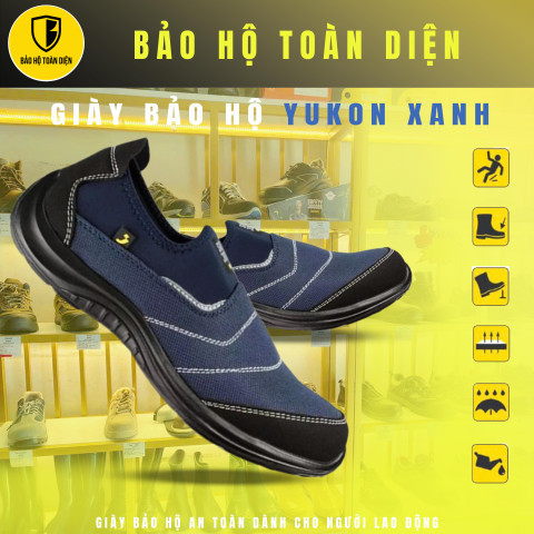 Giày bảo hộ không dây Jogger Yukon XANH