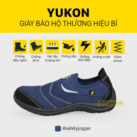 Giày bảo hộ không dây Jogger Yukon XANH