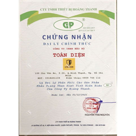 Khẩu trang phòng độc GP Standard