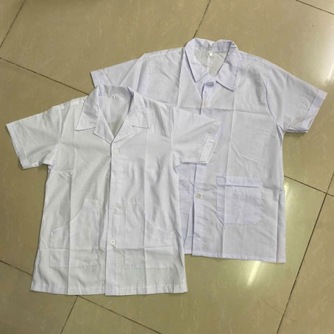 Áo blouse ngắn tay